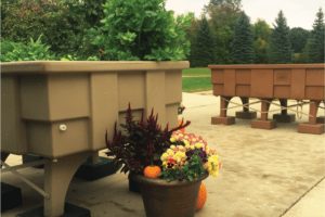 elevated container garden